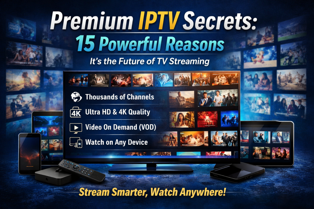 Premium IPTV Secrets: 15 Powerful Reasons It’s the Future of TV Streaming Premium IPTV