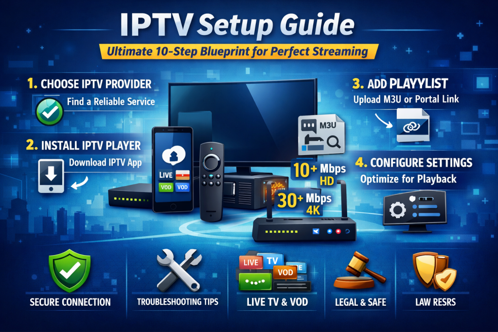 IPTV Setup Guide: Ultimate 10-Step Blueprint for Perfect Streaming IPTV setup guide